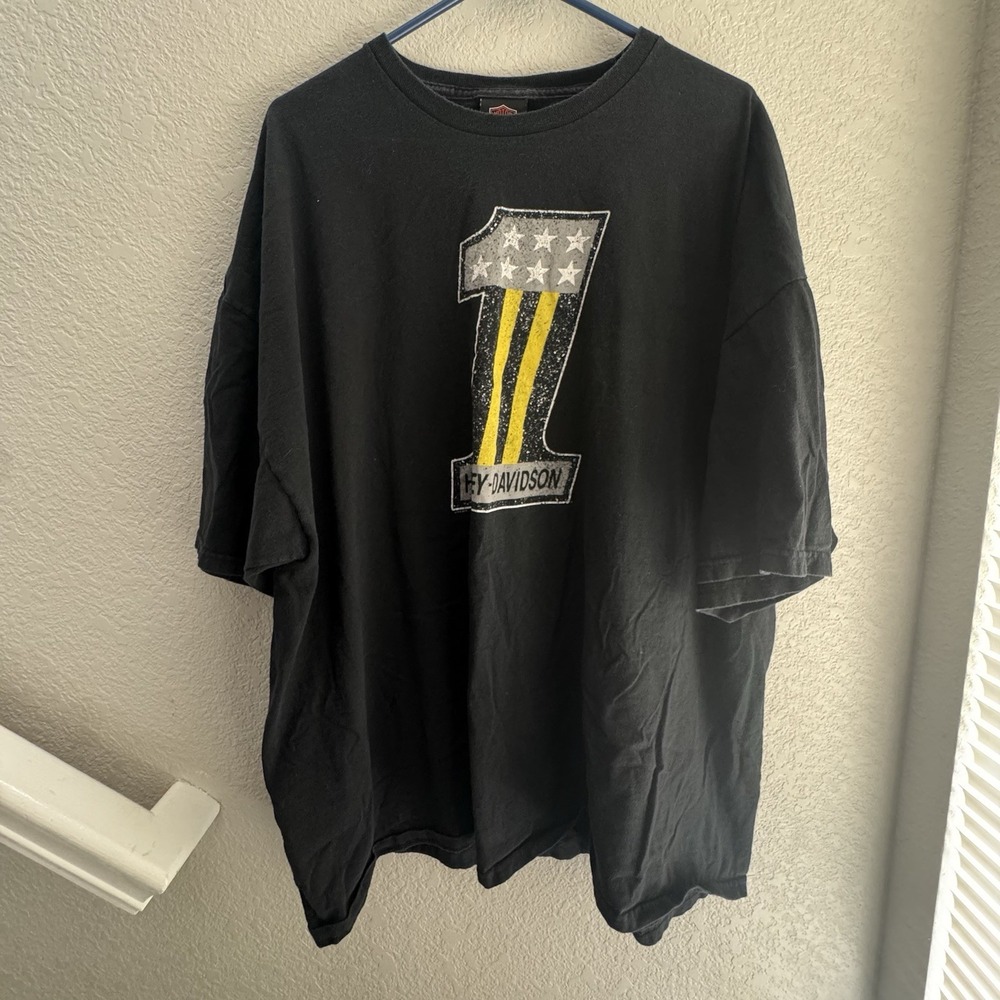 Harley Davidson Shirt Men's 3XL XXXL Short Sleeve Sturgis SD Black Hills